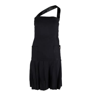 Chanel Pleated Dress with Strap - '80s