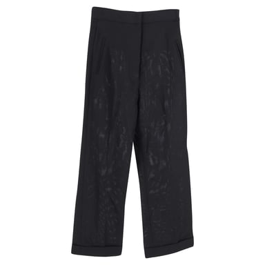 Jacquemus La Riviera Straight-Leg Trousers in Black Polyester