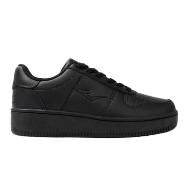 Everlast Womens/Ladies Hanshi Leather Platform Trainers (Black)