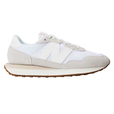 New Balance Womens/Ladies 237 Classic Suede Trainers (White/Gum)