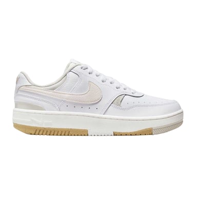 Nike Womens/Ladies Gamma Force Leather Platform Trainers (White/Off White)