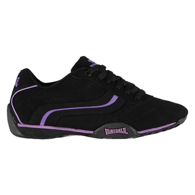 Lonsdale Womens/Ladies Camden Leather Trainers (Black)