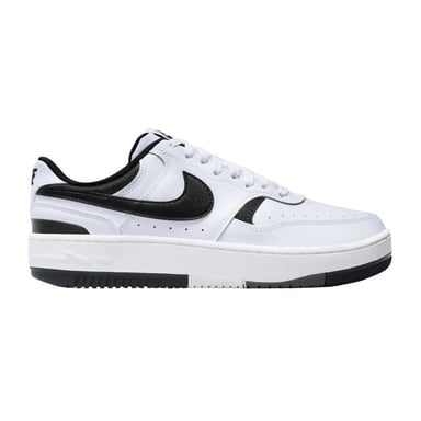 Nike Womens/Ladies Gamma Force Leather Platform Trainers (White/Black)
