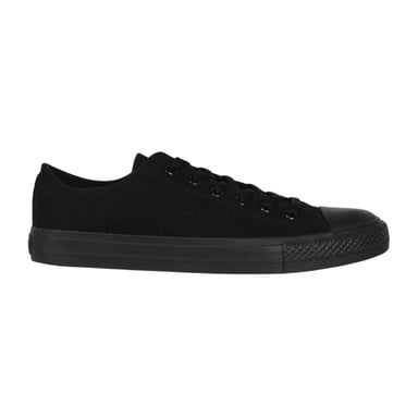 SoulCal Mens Canvas Flat Trainers (Black)
