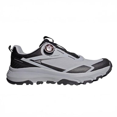 Karrimor Mens Aspect Leather Low Cut Waterproof Hiking Shoes (Black/Grey)