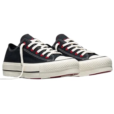 Converse Womens/Ladies Chuck Taylor Canvas Platform Shoes (Black)