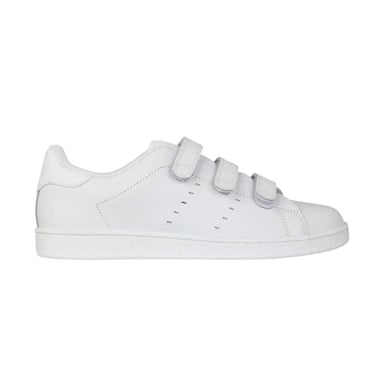 Lonsdale Childrens/Kids Leyton Leather Trainers (White)