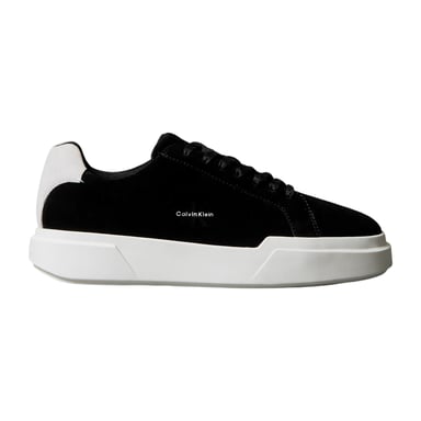 Calvin Klein Mens Suede Chunky Trainers (Black/White)