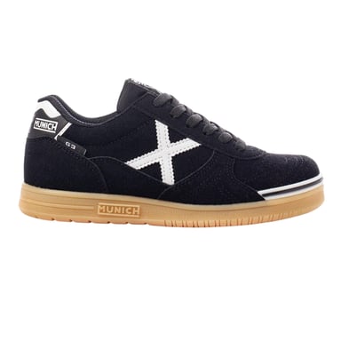 Munich Childrens/Kids G3 Profit Flat Trainers (Black/White)