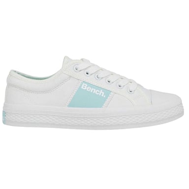 Bench Womens/Ladies Vicky Canvas Trainers (White)