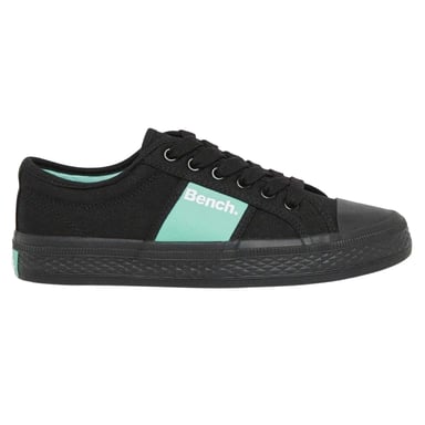 Bench Womens/Ladies Vicky Canvas Trainers (Black)