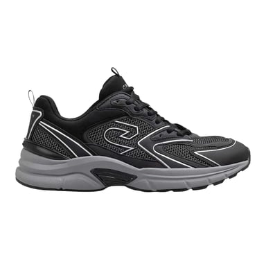 Cruyff Mens Scorpius Trainers (Black/Grey)