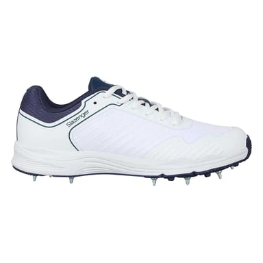 Slazenger Mens Cricket Spikes (White/Navy)