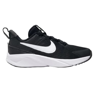 Nike Childrens/Kids Star Runner 4 Shoes (Black/White)