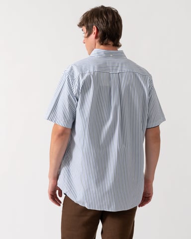 Regular Fit Shirt - Striped in White