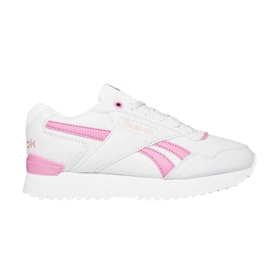 Reebok Womens/Ladies Royal Glide Flat Trainers (Grey/Pink)