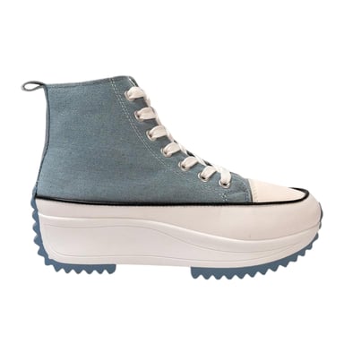 Firetrap Womens/Ladies Platform High Top Trainers (Blue)