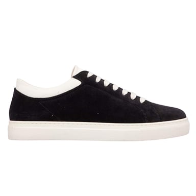 Emporio Armani EA7 Womens/Ladies Suede Trainers (Blue/White)