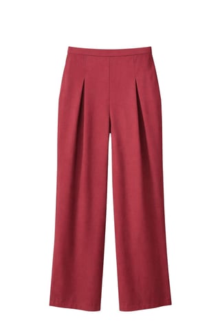 Women's High-waist Wide-leg Crepe Trousers