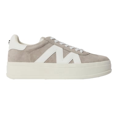 Steve Madden Womens/Ladies Opponent Leather Trainers (Grey)
