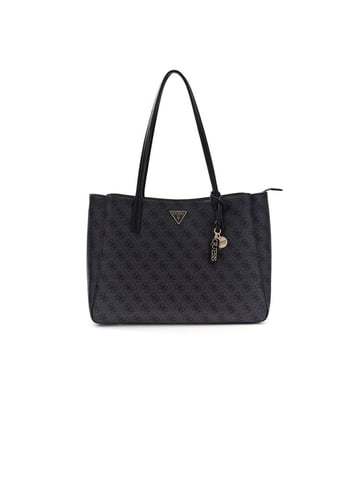 Guess Tote Bag Coal Logo