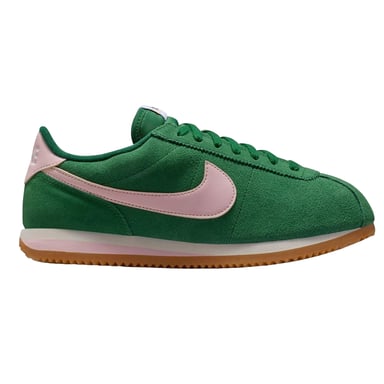 Nike Womens/Ladies Cortez Suede Trainers (Green/Pink)