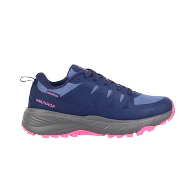 Karrimor Womens/Ladies Caracal Logo Waterproof Trainers (Navy/Pink)