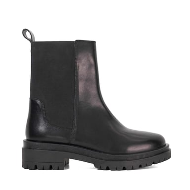 Dune London Womens/Ladies Leather Chunky Sole Chelsea Boots (Black)