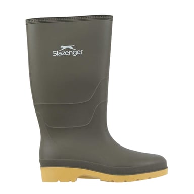 Slazenger Womens/Ladies Logo Waterproof Wellington Boots (Green)
