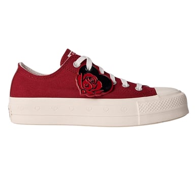 Converse Womens/Ladies Chuck Taylor Canvas Platform Shoes (Red)