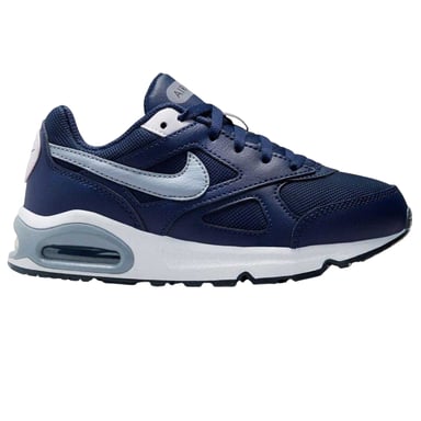 Nike Boys Air Max Leather Trainers (Navy/Grey)