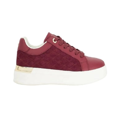 Dune London Womens/Ladies Elba Suede Platform Trainers (Burgundy)
