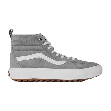 Vans Womens/Ladies Side Stripe Suede High-top Platform High Top Trainers (Drizzle)