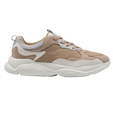 Hugo Mens Leon Mesh Trainers (Medium Beige)