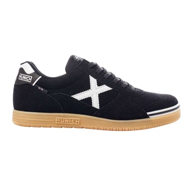 Munich Mens G3 Profit Futsal Flat Indoor Football Shoes (Black/White)