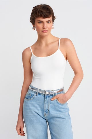 Slim Fit Sleeveless Cami Blouse