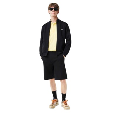 Lacoste Mens Full Zip Sweatshirt (Black)