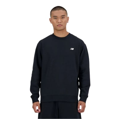 New Balance Mens Crew Neck Regular Sweatshirt (Black)