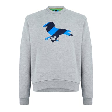 Modern Amusement Mens Robin Regular Sweatshirt (Mid Grey Marl)