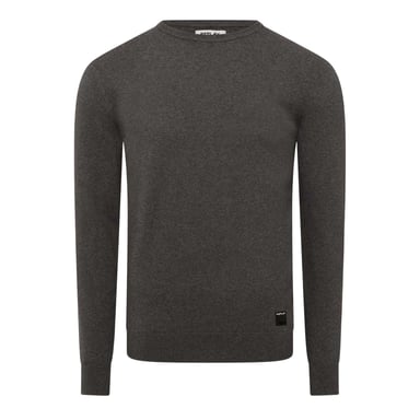 Replay Mens Cotton Blend Crew Neck Jumper (Grey)