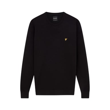 Lyle & Scott Mens Embroidered Logo Sweatshirt (Jet Black)