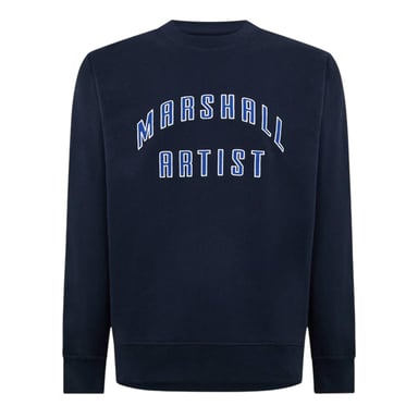 Marshall Artist Mens Detroit Letter Sweatshirt (Navy)