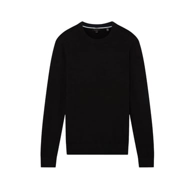 Ted Baker Mens Merino Wool Long-Sleeved Jumper (Black)