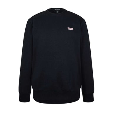 True Religion Mens Logo Fleece Lined Sweatshirt (Black)