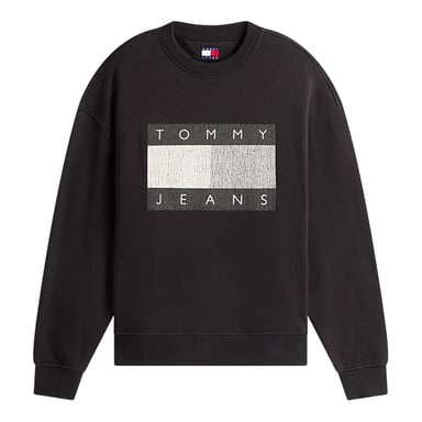 Tommy Jeans Mens Monochrome Sweatshirt (Black)