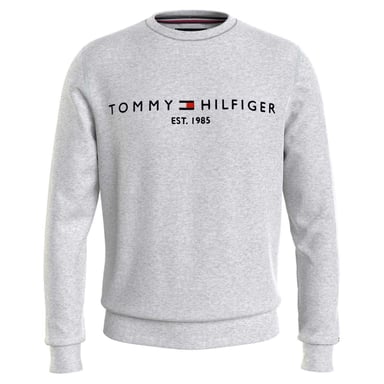 Tommy Hilfiger Mens Established Crew Neck Regular Sweatshirt (Grey)