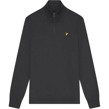 Lyle & Scott Mens Quarter Zip Sweatshirt (Gunmetal)
