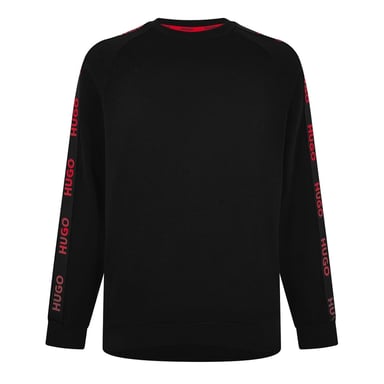 Hugo Mens Sporty Logo Lounge Sweatshirt (Black)