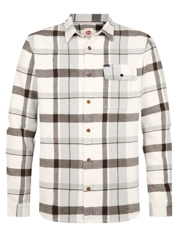 Petrol Industries - Heavy Cotton Check Shirt steelstate Men - White