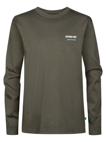 Petrol Industries - Cotton Long-sleeved T-shirt steellake Boys - Grey